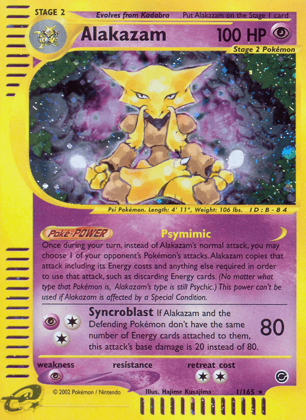 Carta Pokémon Alakazam