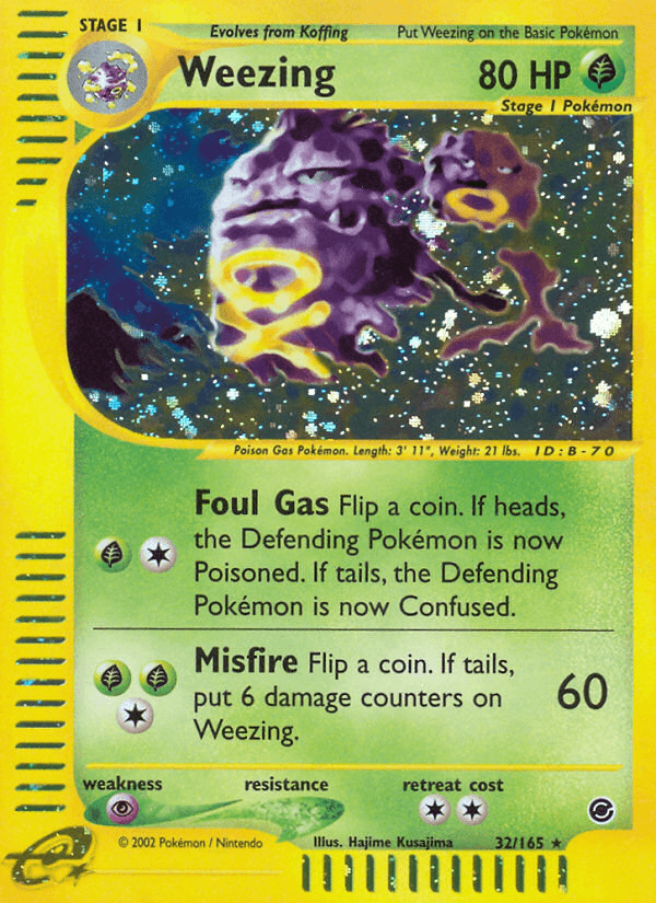 Carta Pokémon Weezing 32