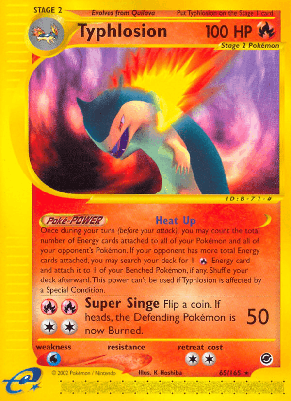 Carta Pokémon Typhlosion 65