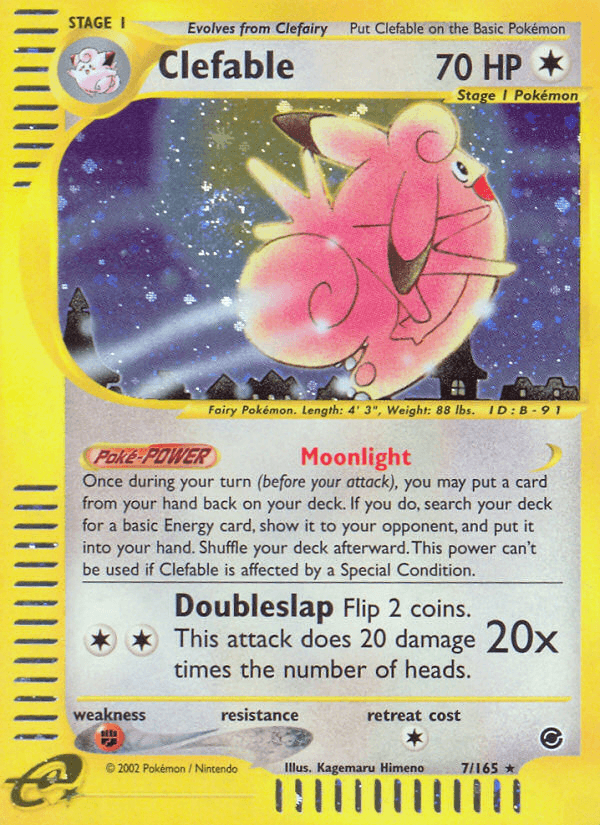 Carta Pokémon Clefable 7