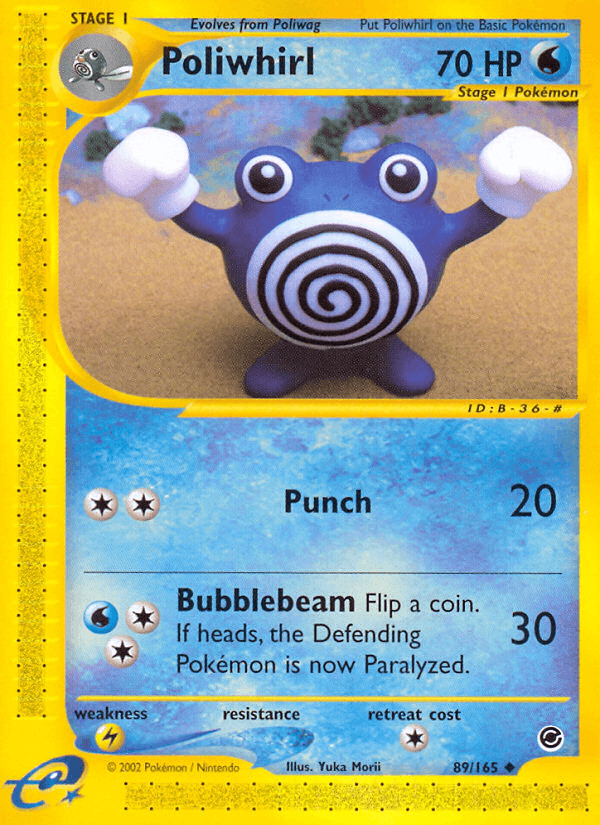 Carta Pokémon Poliwhirl 89