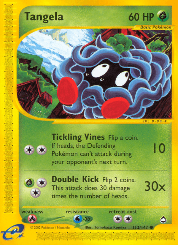 Carta Pokémon Tangela 112
