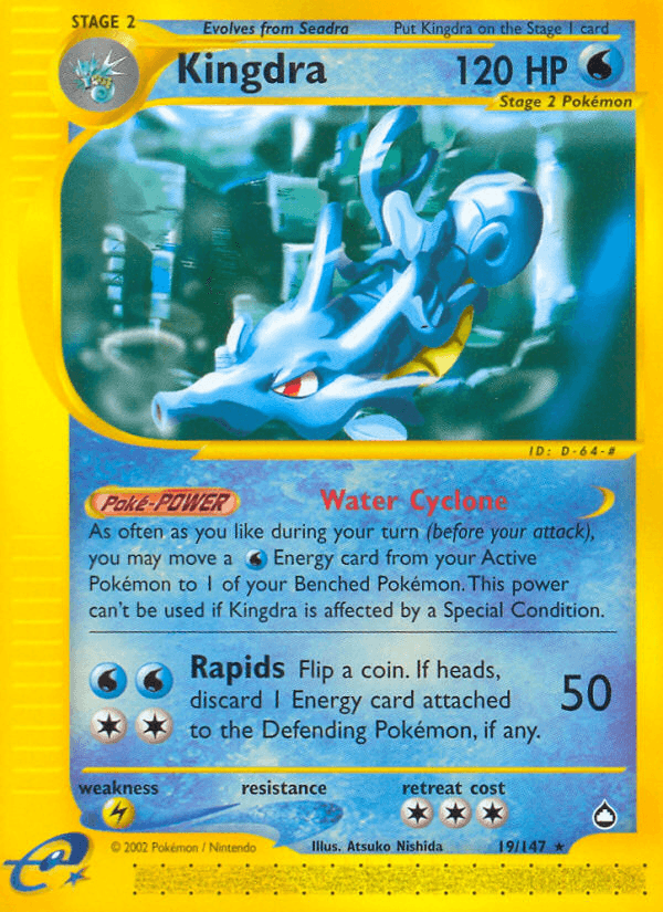 Carta Pokémon Kingdra 19