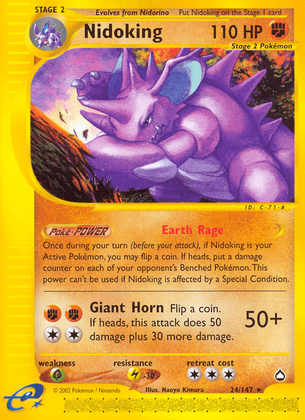 Carta Pokémon Nidoking 24