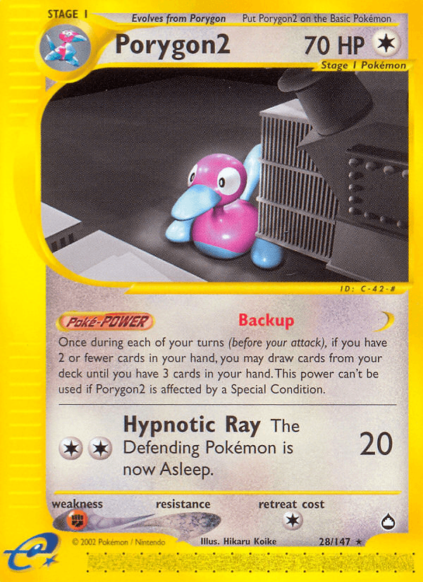 Carta Pokémon Porygon2 28