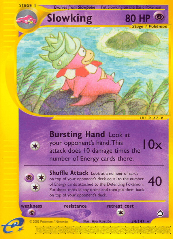Carta Pokémon Slowking 34