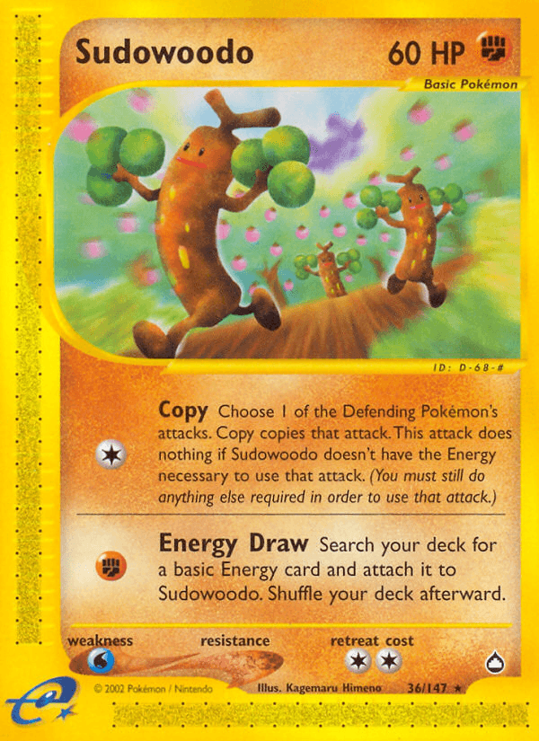 Carta Pokémon Sudowoodo 36