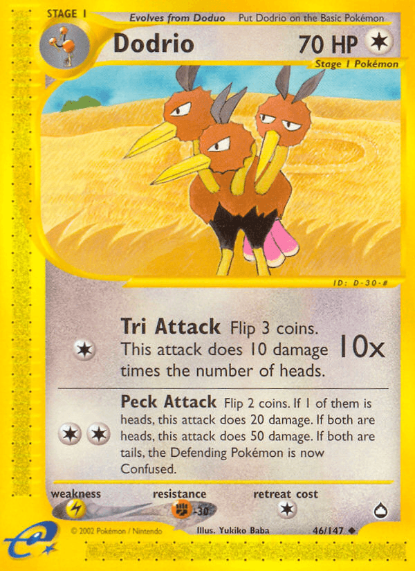 Carta Pokémon Dodrio 46