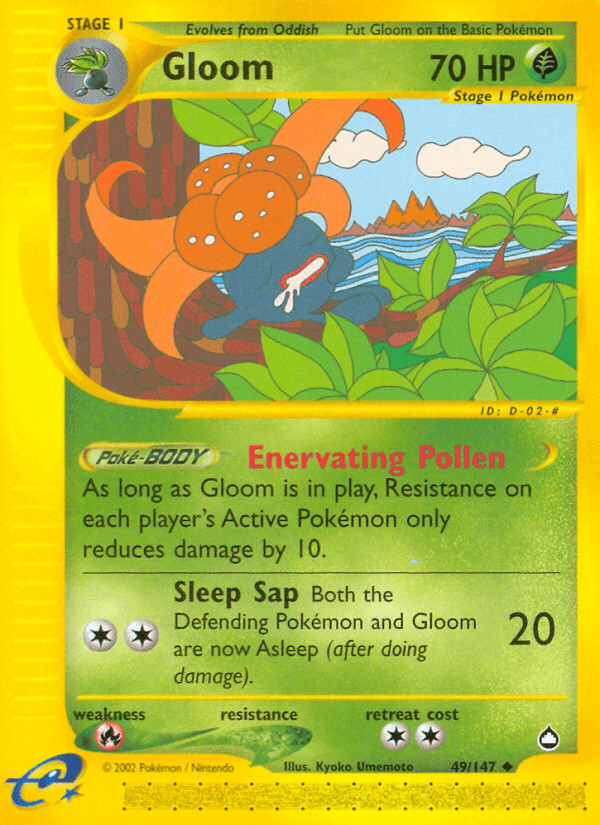 Carta Pokémon Gloom 49
