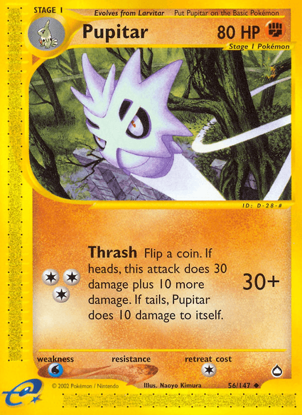 Carta Pokémon Pupitar 56