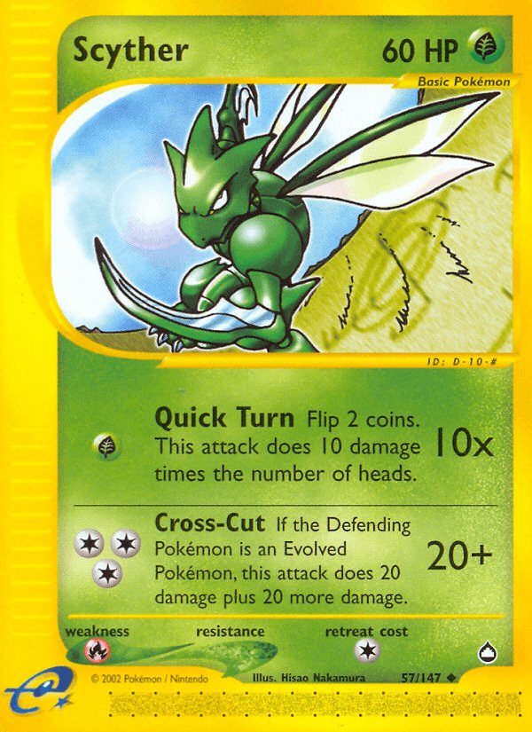 Carta Pokémon Scyther 57