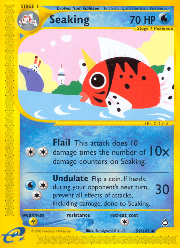 Carta Pokémon Seaking 59