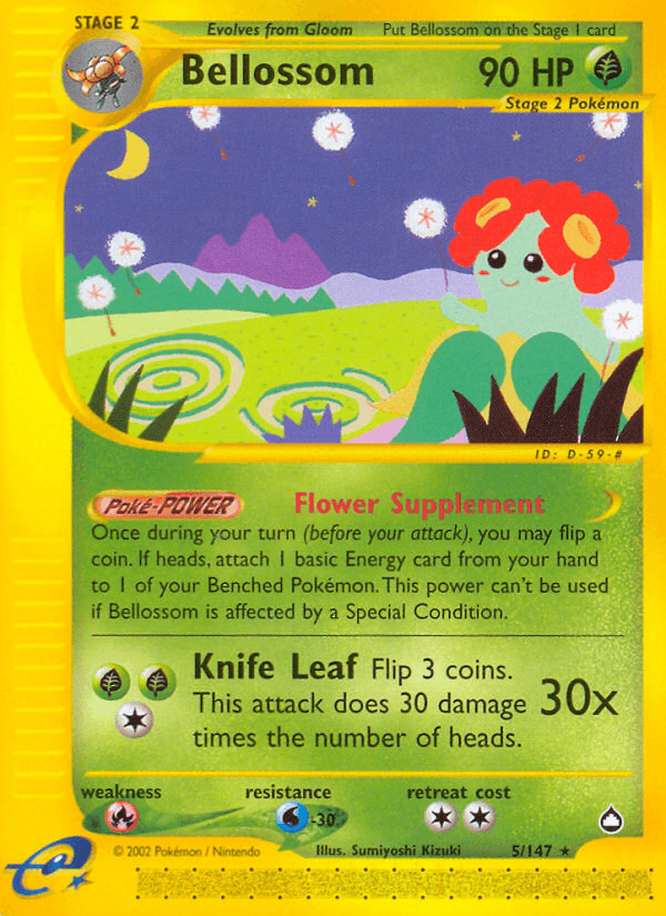 Carta Pokémon Bellossom 5