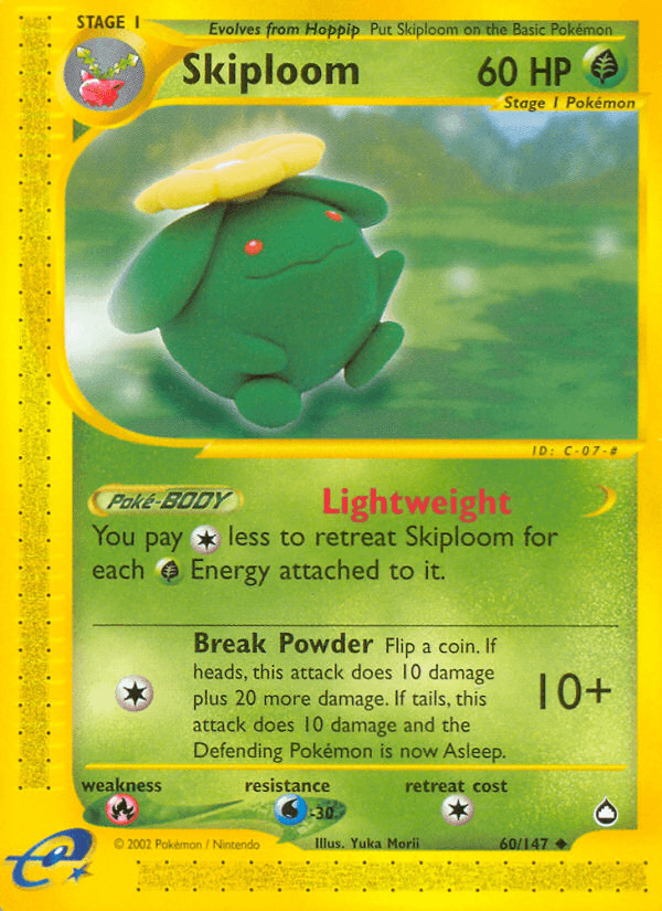 Carta Pokémon Skiploom 60