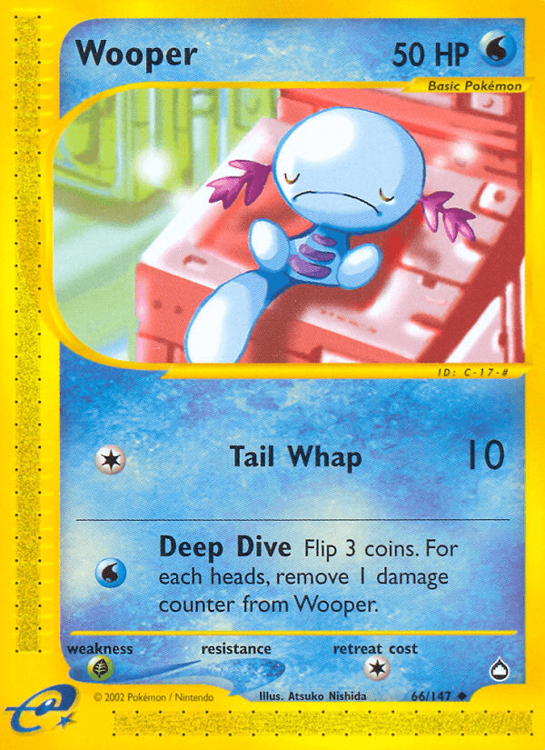 Carta Pokémon Wooper 66