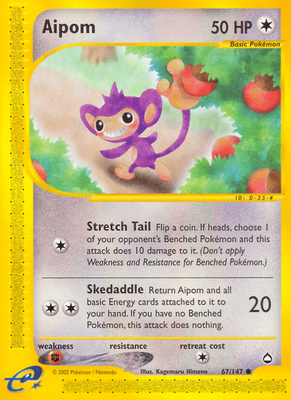 Carta Pokémon Aipom 67