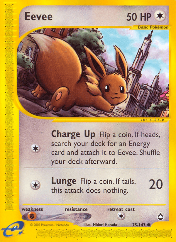 Carta Pokémon Eevee 75