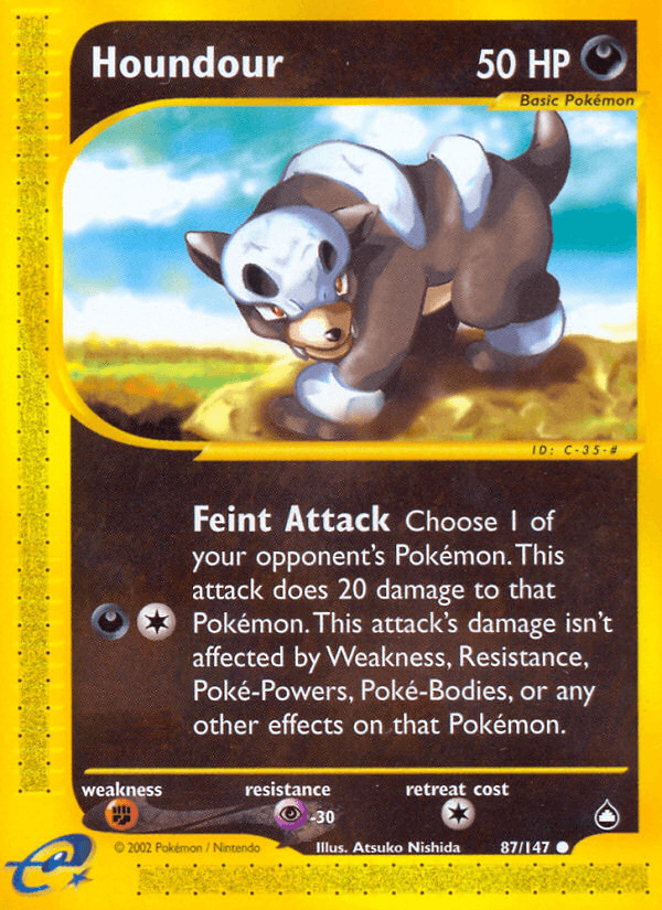 Carta Pokémon Houndour 87