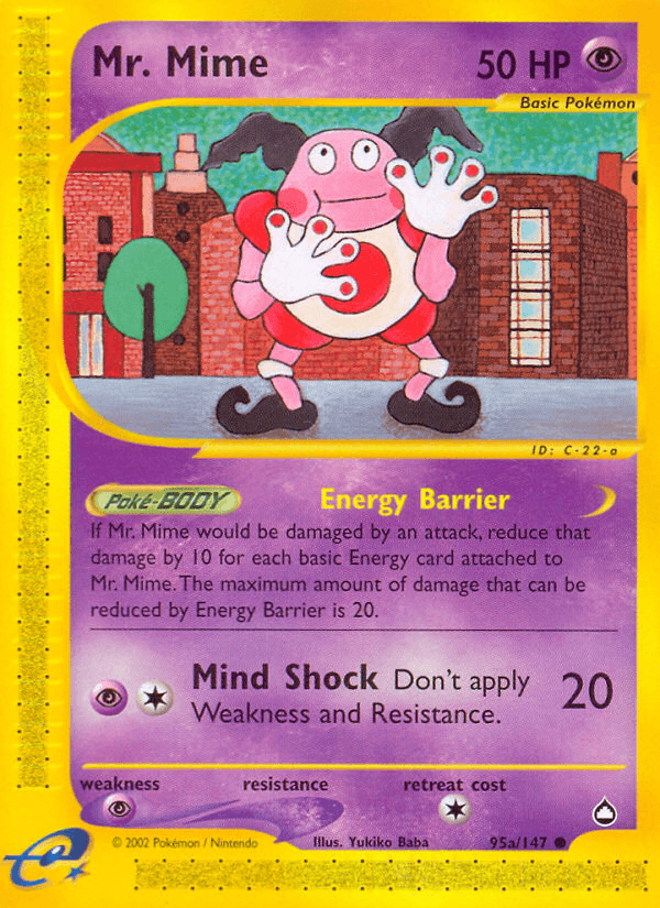 Carta Pokémon Mr. Mime 95