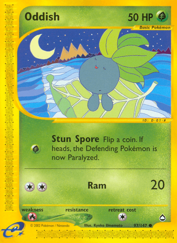 Carta Pokémon Oddish 97