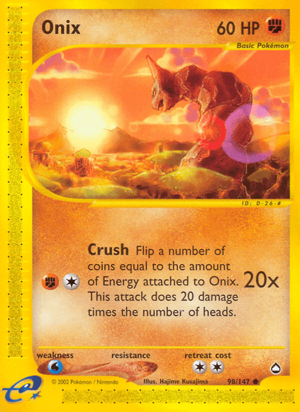Carta Pokémon Onix 98