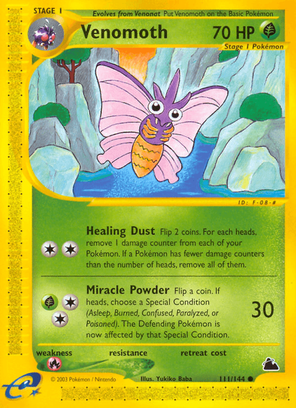 Carta Pokémon Venomoth 111