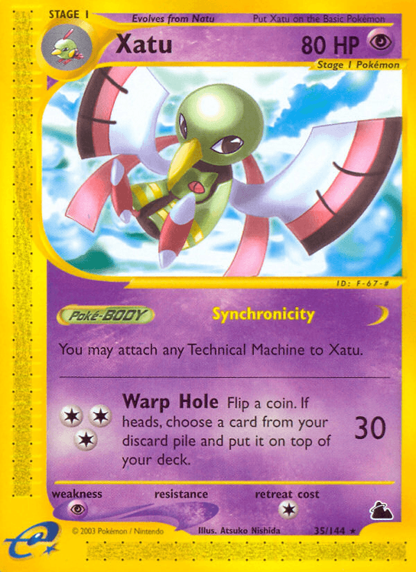Carta Pokémon Xatu 35
