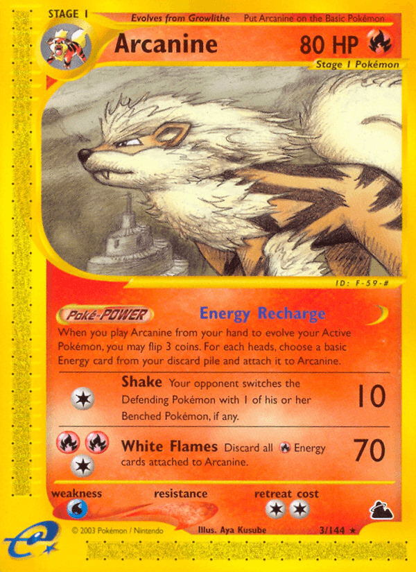 Carta Pokémon Arcanine 3