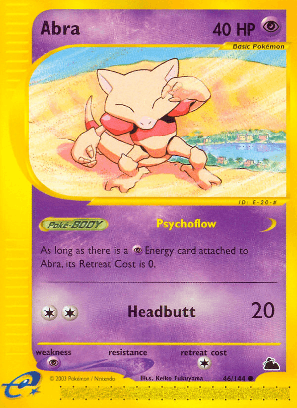 Carta Pokémon Abra 46