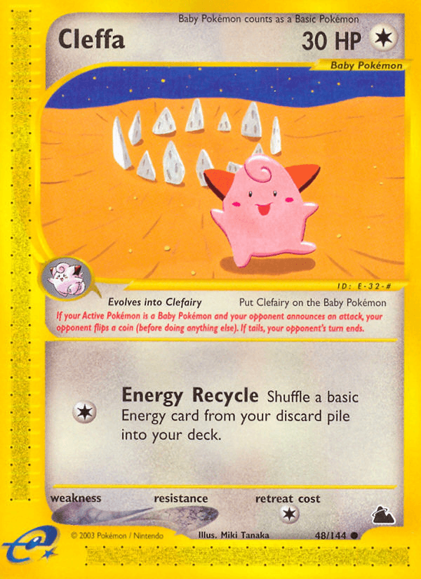 Carta Pokémon Cleffa 48