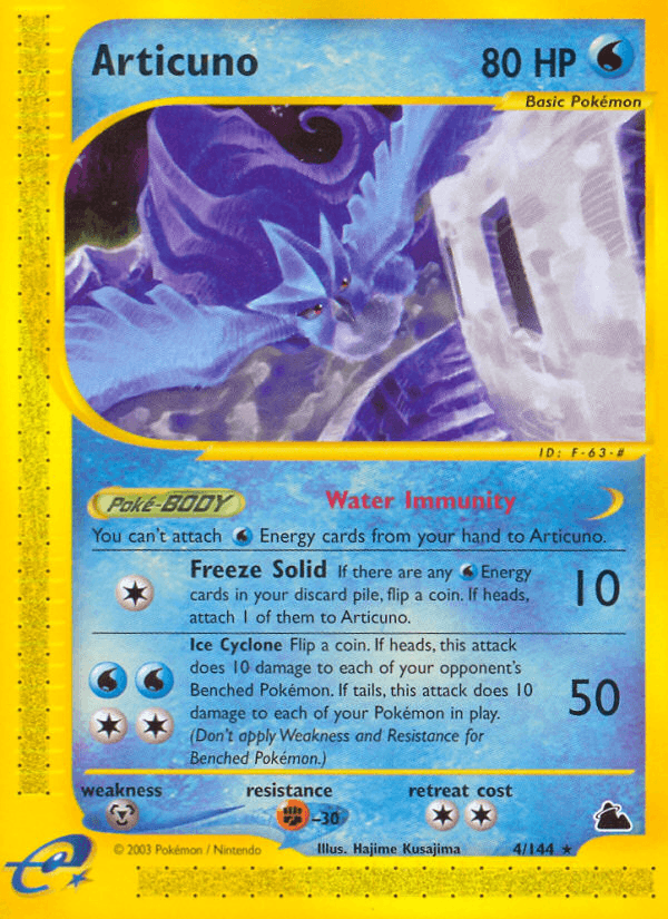 Carta Pokémon Articuno 4