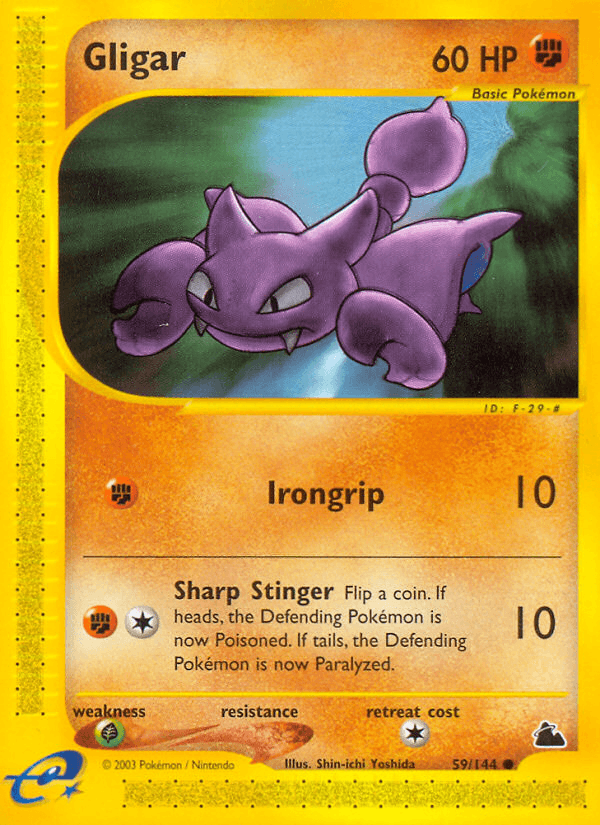 Carta Pokémon Gligar 59