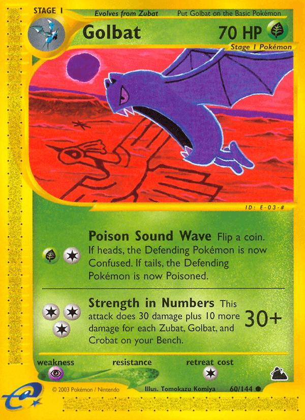 Carta Pokémon Golbat 60