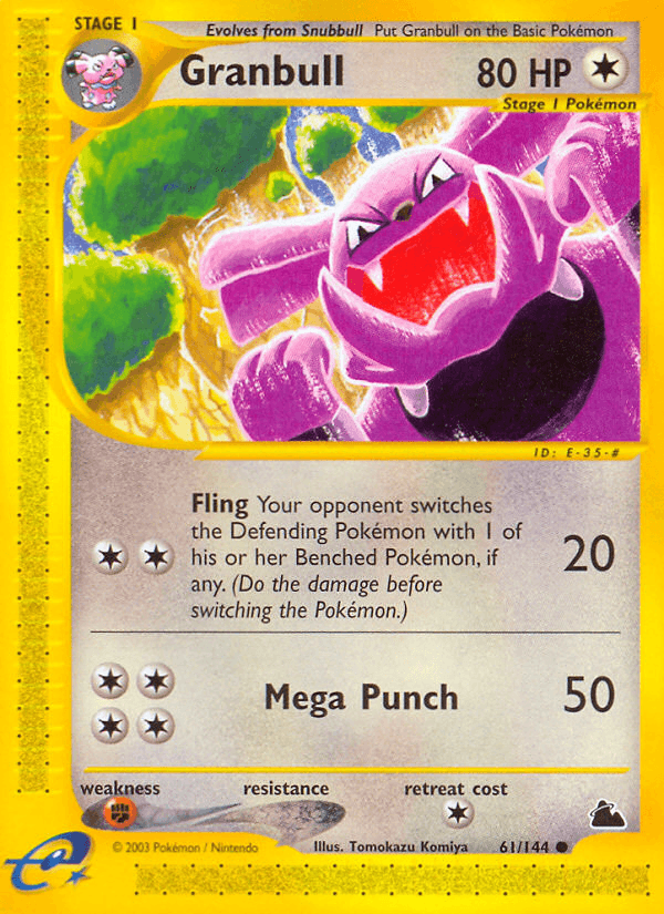 Carta Pokémon Granbull