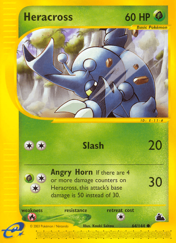 Carta Pokémon Heracross 64