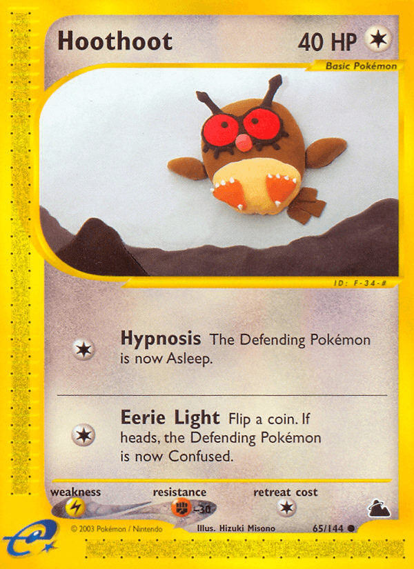Carta Pokémon Hoothoot 65