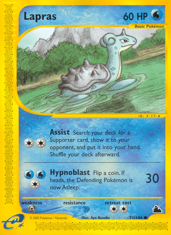 Carta Pokémon Lapras 71