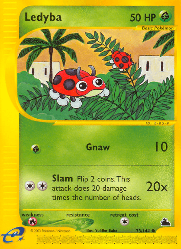 Carta Pokémon Ledyba 73