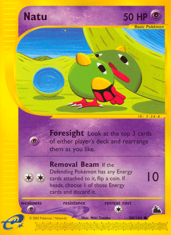 Carta Pokémon Natu 80