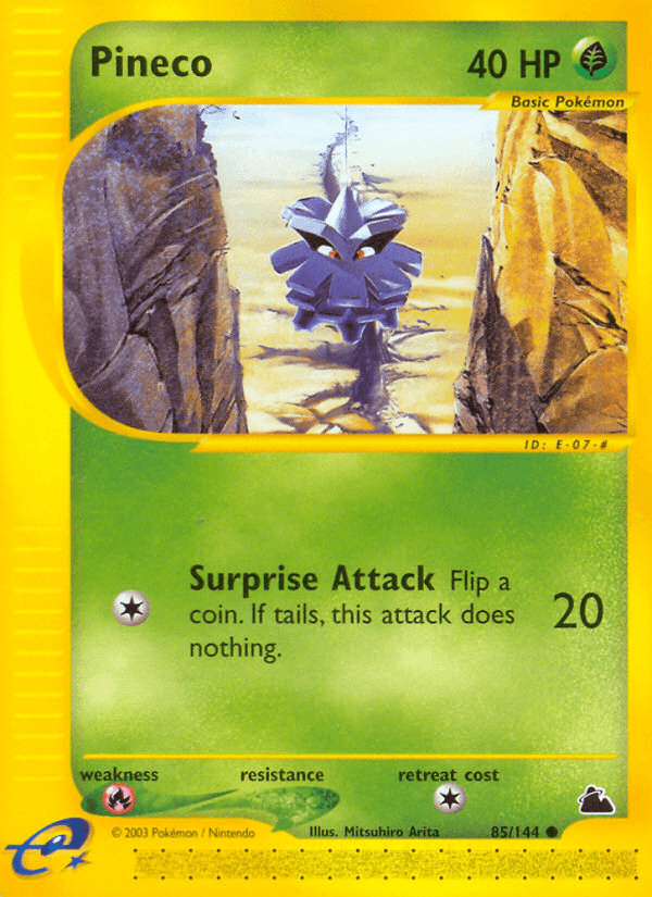 Carta Pokémon Pineco 85