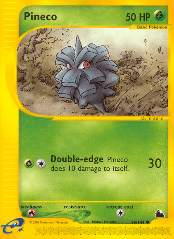 Carta Pokémon Pineco 86