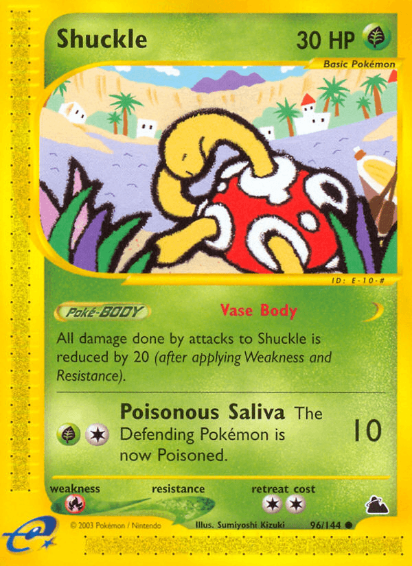 Carta Pokémon Shuckle 96