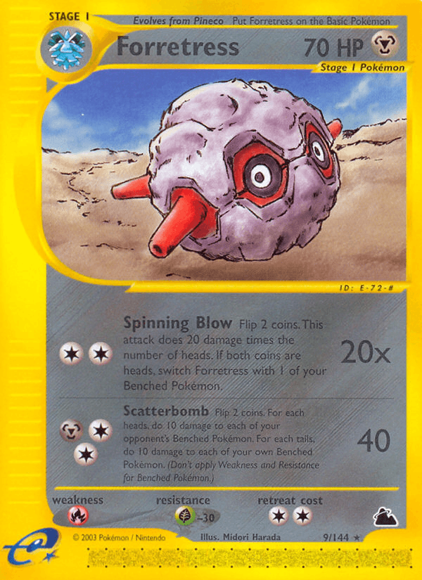 Carta Pokémon Forretress 9
