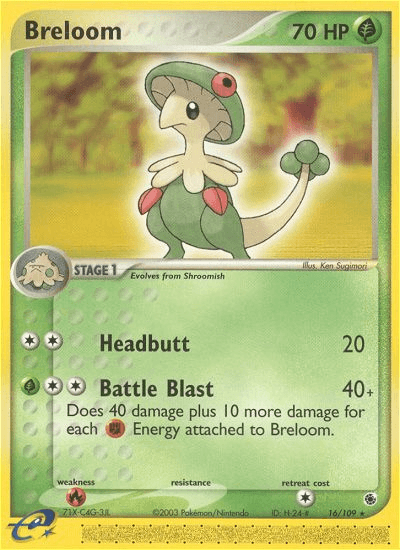Carta Pokémon Breloom 16