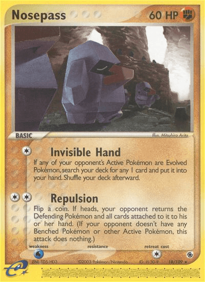 Carta Pokémon Nosepass 18