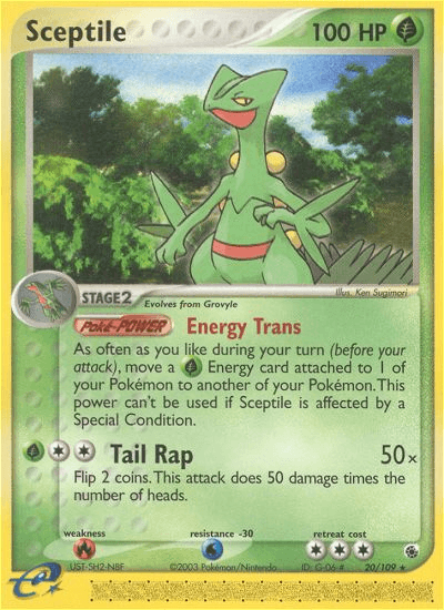 Carta Pokémon Sceptile 20