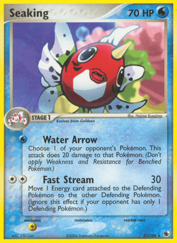 Carta Pokémon Seaking 21