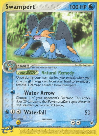 Carta Pokémon Swampert 23