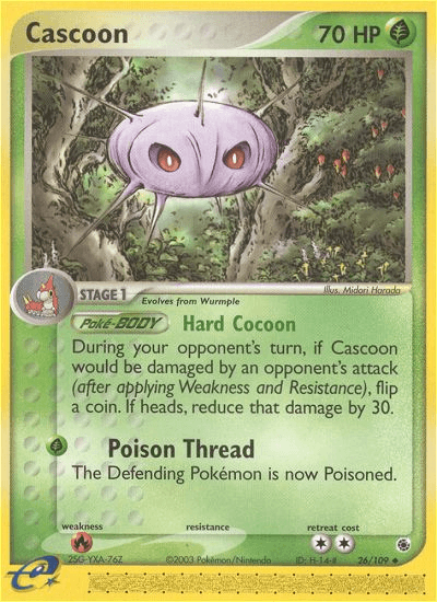 Carta Pokémon Cascoon 26