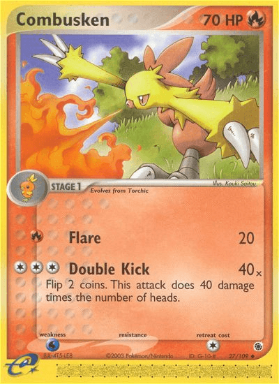 Carta Pokémon Combusken 27